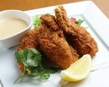 Deep-fried oysters