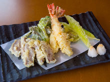 Assorted tempura