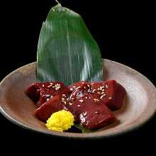 Beef liver (yakiniku)