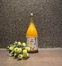 Aragoshi Mikanshu (coarsely strained Mandarin orange liqueur)