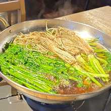 Japanese parsley hot pot (duck or oyster)