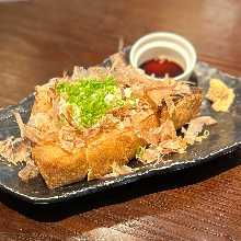 Jogisan triangle thin slice deep-fried tofu