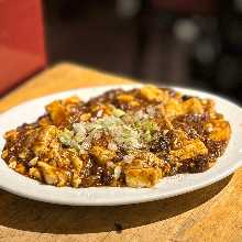 Szechuan-style mapo tofu