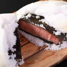 Ox Tongue Salt-Baked in Salt Crust