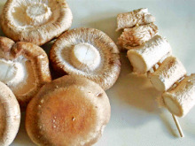 Grilled mushrooms