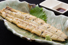 Grilled eel without seasoning