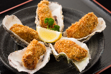 Deep-fried oysters