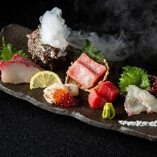 Assorted sashimi