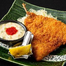 Deep-fried horse mackerel