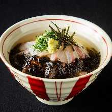 Tai chazuke (sea bream and rice with tea)