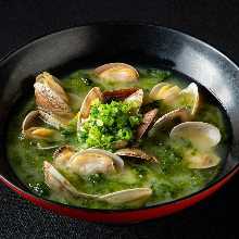 Manila clams miso soup