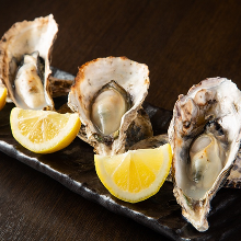 Unsalted grilled oyster