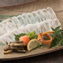 Anago (conger eel) sashimi