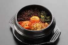 Stone grilled bibimbap