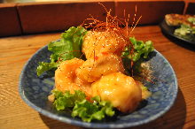 Stir-fried shrimp with mayonnaise