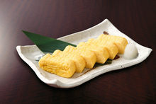 Japanese-style rolled omelet