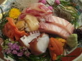 Assorted sashimi