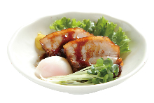 Simmered pork belly