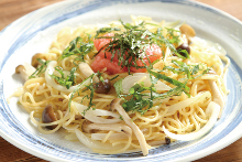 Pasta with Pollack Roe and Spaghetti with Cod Roe
