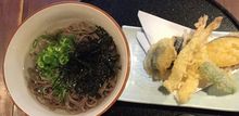 Buckwheat noodles with tempura