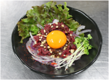 Horse meat tartare