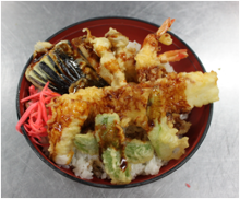 Tempura rice bowl