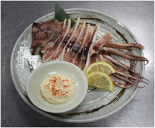 Lightly-dried squid Lightly-dried squid