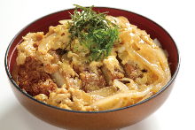 Pork cutlet rice bowl