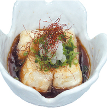 Deep-fried tofu in broth