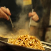 Sauteed wheat noodles