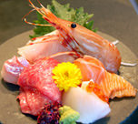 Assorted sashimi