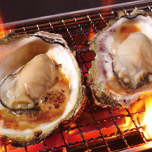 Unsalted grilled oyster