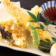 Conger eel tempura