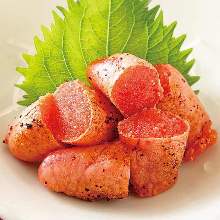 Marinated cod roe