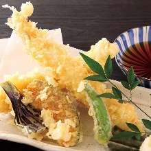 Conger eel tempura