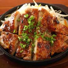 Grilled young chicken