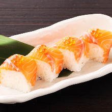 Rod-shaped sushi