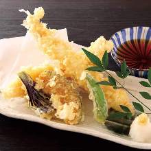 Conger eel tempura