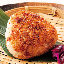 Grilled rice ball