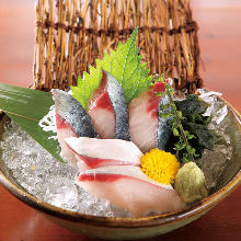 "Goma-saba" sesame-flavored mackerel (regional dish)