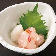 Ama ebi (pink shrimp)