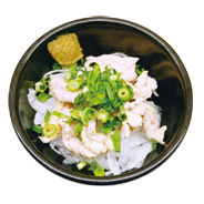 Food dressed with ponzu Food dressed with ponzu