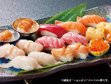 Assorted nigiri sushi