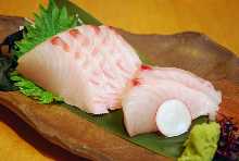 Spanish mackerel sashimi