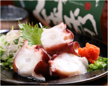 Octopus with ponzu