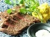 Char-grilled Kuroge Wagyu marbled beef steak