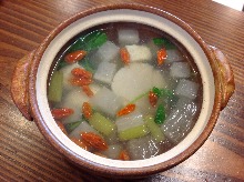 Medicinal Chinese soup