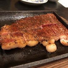 Wagyu beef sirloin steak