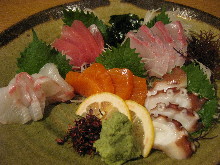 Assorted sashimi, 5 kinds