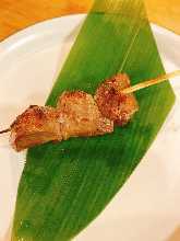 Salted and grilled gizzard